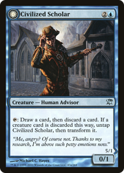 Civilized Scholar (ISD-047) [Innistrad] Foil MTG Single Wizards of the Coast