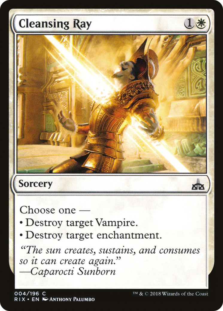 Cleansing Ray (RIX-004) [Rivals of Ixalan] MTG Single Wizards of the Coast