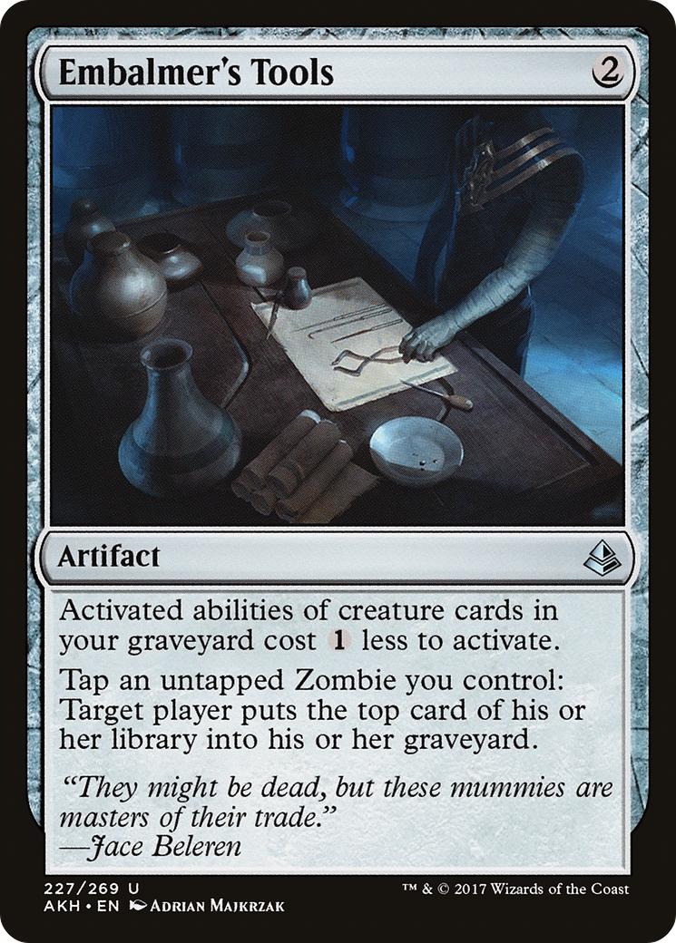 Embalmer's Tools (AKH-227) [Amonkhet] MTG Single Wizards of the Coast