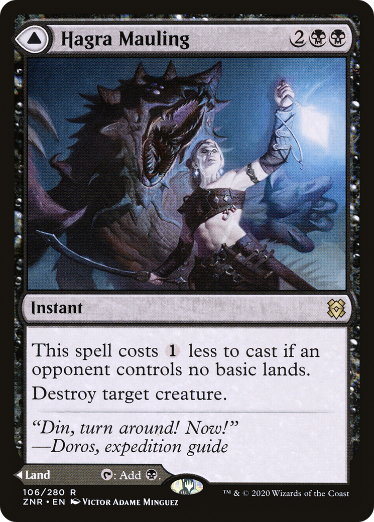 Hagra Mauling (ZNR-106) [Zendikar Rising] MTG Single Wizards of the Coast