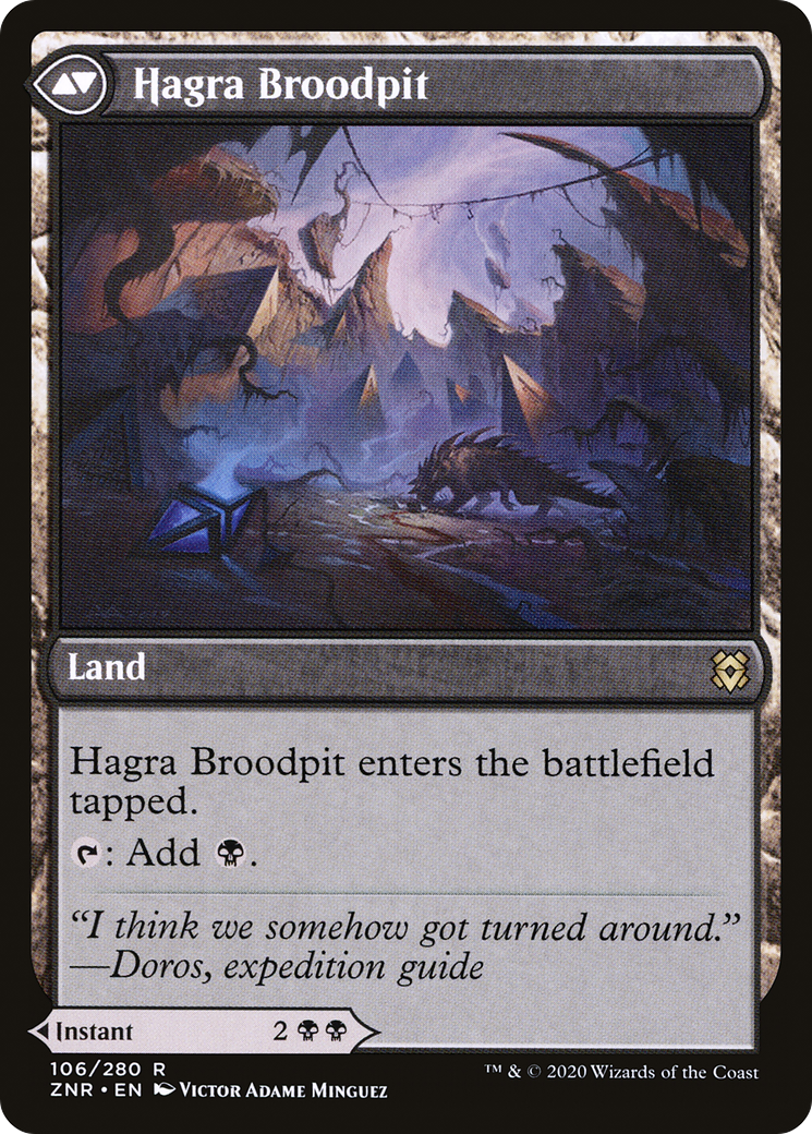 Hagra Mauling (ZNR-106) [Zendikar Rising] Foil MTG Single Wizards of the Coast