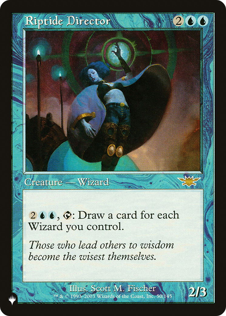 Riptide Director (LIST-LGN-50) [Mystery Booster] The List MTG Single Wizards of the Coast