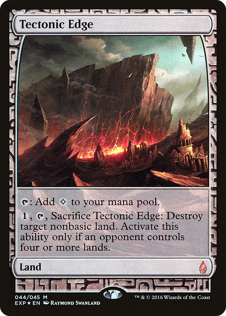 Tectonic Edge (EXP-044) [Zendikar Expeditions] Foil MTG Single Wizards of the Coast