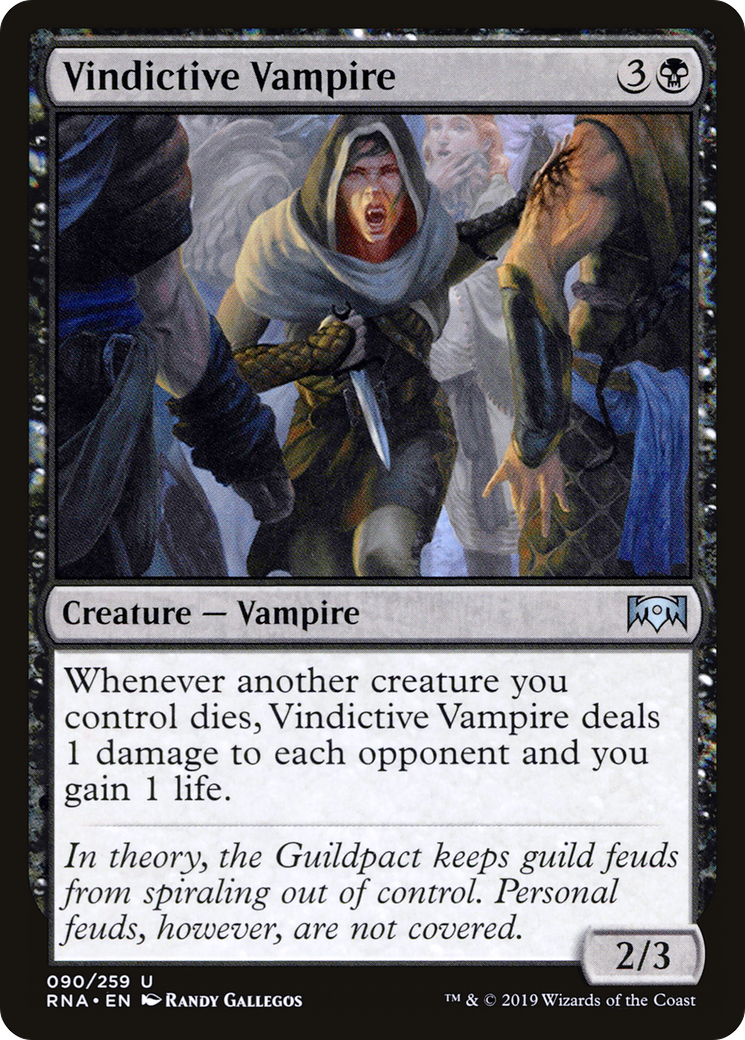 Vindictive Vampire (RNA-090) [Ravnica Allegiance] Foil MTG Single Wizards of the Coast