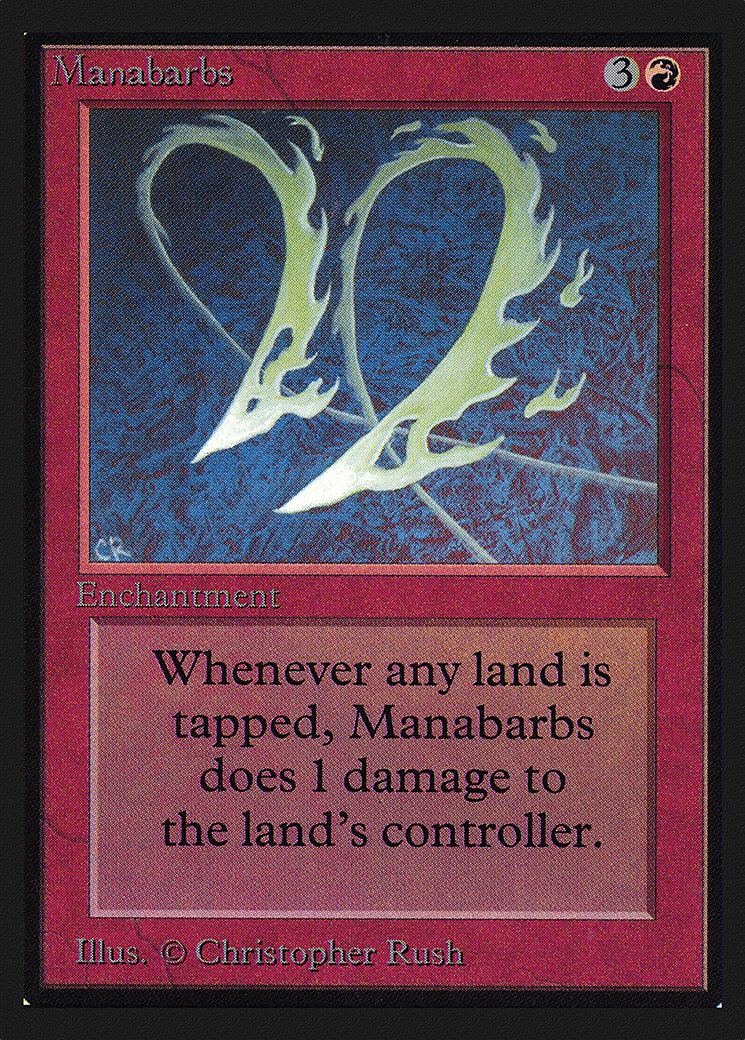 Manabarbs (IED-164) [Intl. Collectors' Edition] MTG Single Wizards of the Coast