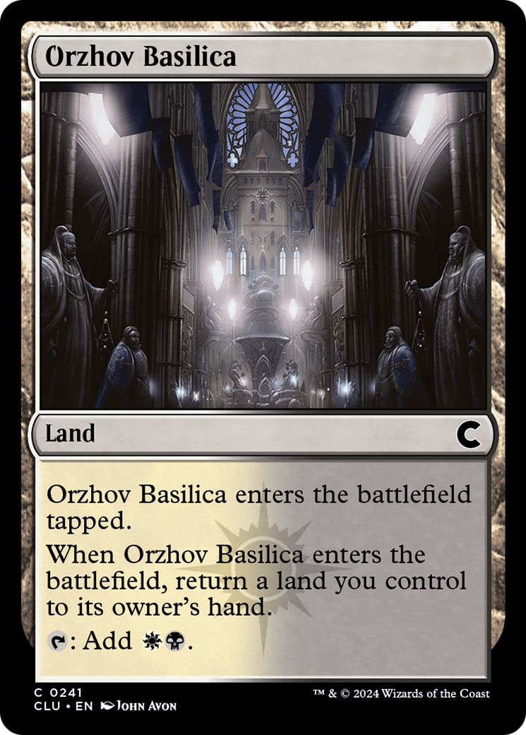 Orzhov Basilica (CLU-241) [Ravnica: Clue Edition] MTG Single Wizards of the Coast