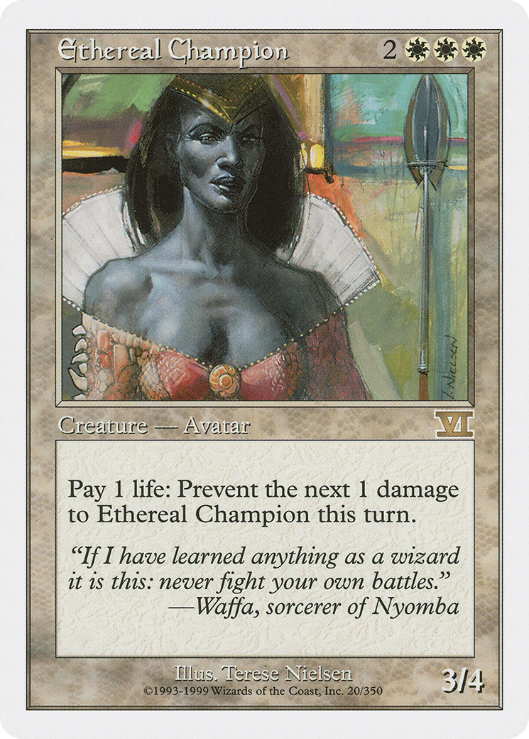 Ethereal Champion (6ED-020) [Classic Sixth Edition] MTG Single Wizards of the Coast