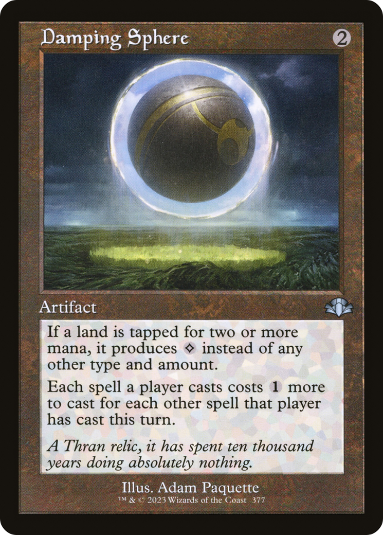Damping Sphere (DMR-377) [Dominaria Remastered] MTG Single Wizards of the Coast