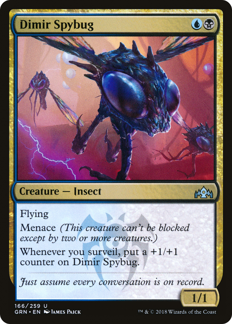 Dimir Spybug (GRN-166) [Guilds of Ravnica] MTG Single Wizards of the Coast