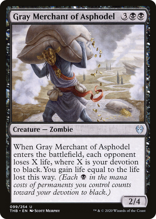 Gray Merchant of Asphodel (THB-099) [Theros Beyond Death] MTG Single Wizards of the Coast