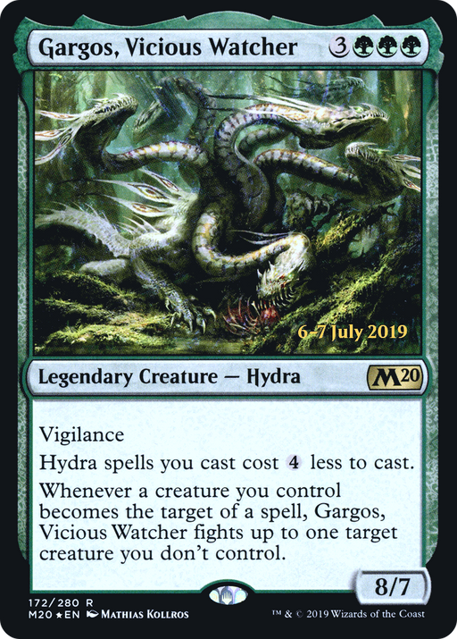 Gargos, Vicious Watcher (PRE-172) [Core Set 2020 Promos] Foil MTG Single Wizards of the Coast