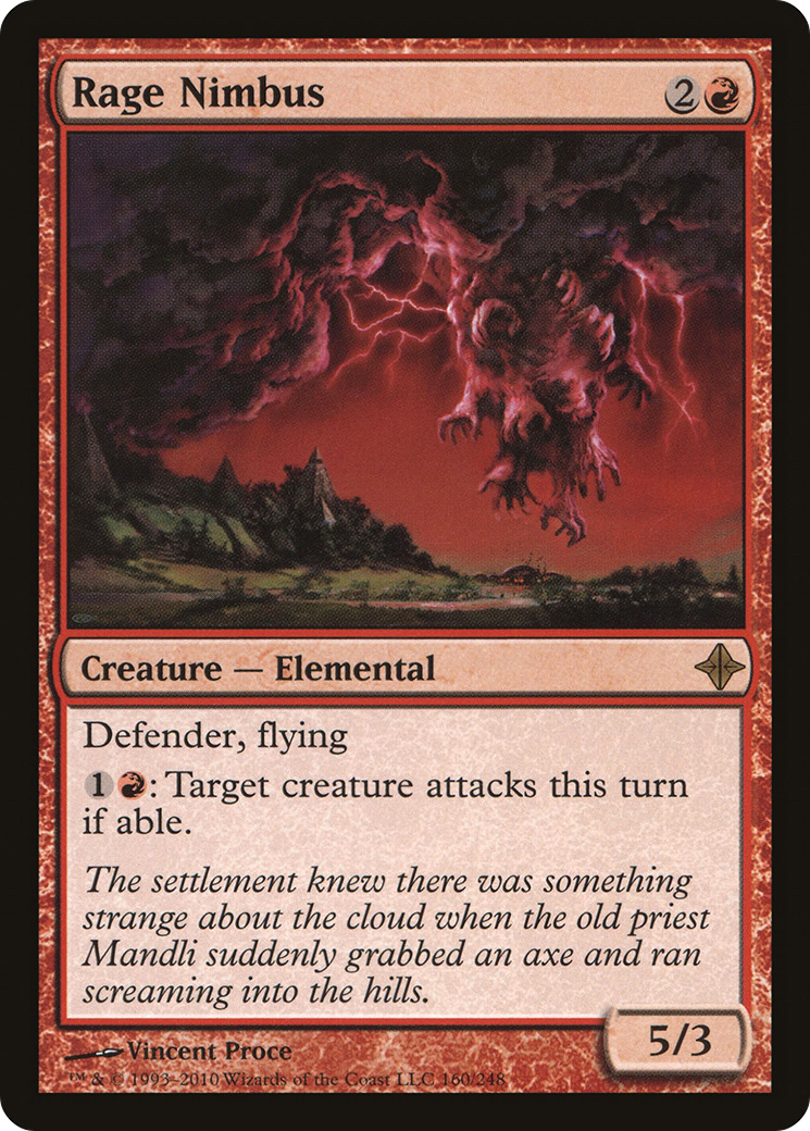 Rage Nimbus (ROE-160) [Rise of the Eldrazi] MTG Single Wizards of the Coast
