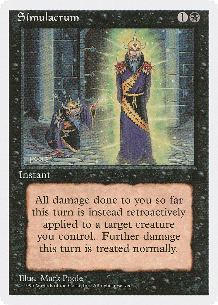 Simulacrum (4ED-161) [Fourth Edition] MTG Single Wizards of the Coast