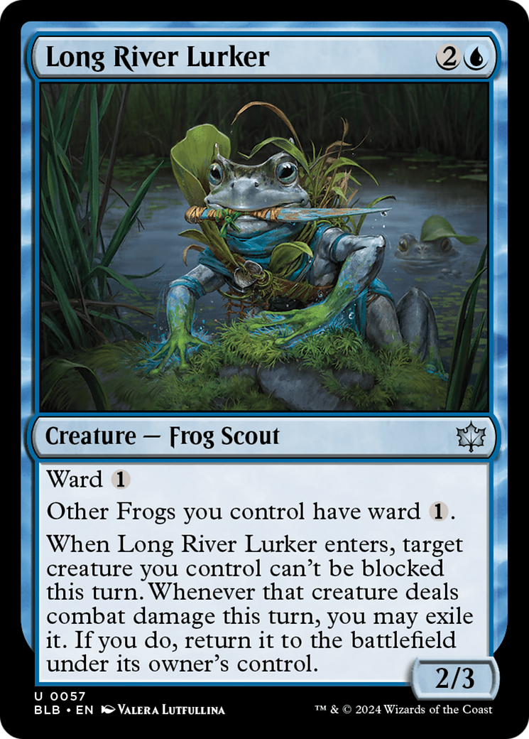 Long River Lurker (BLB-057) [Bloomburrow] MTG Single Wizards of the Coast