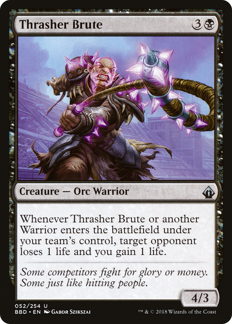 Thrasher Brute (BBD-052) [Battlebond] Foil MTG Single Wizards of the Coast
