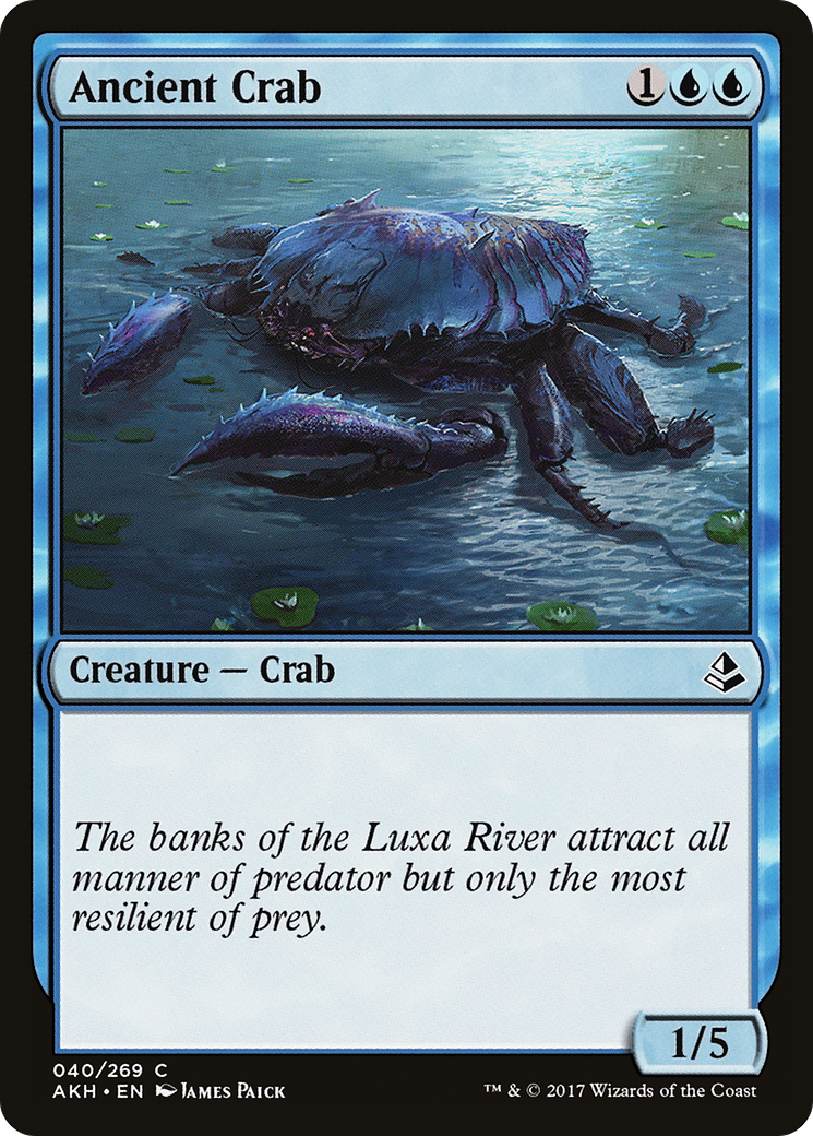 Ancient Crab (AKH-040) [Amonkhet] Foil MTG Single Wizards of the Coast