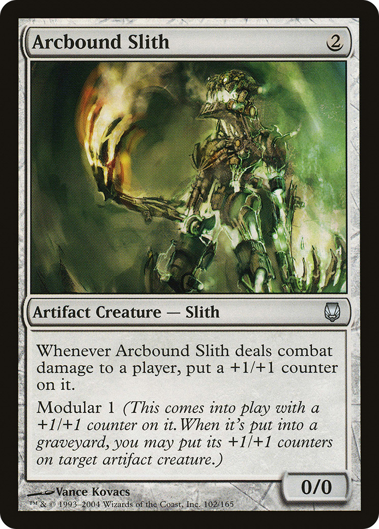 Arcbound Slith (DST-102) [Darksteel] MTG Single Wizards of the Coast