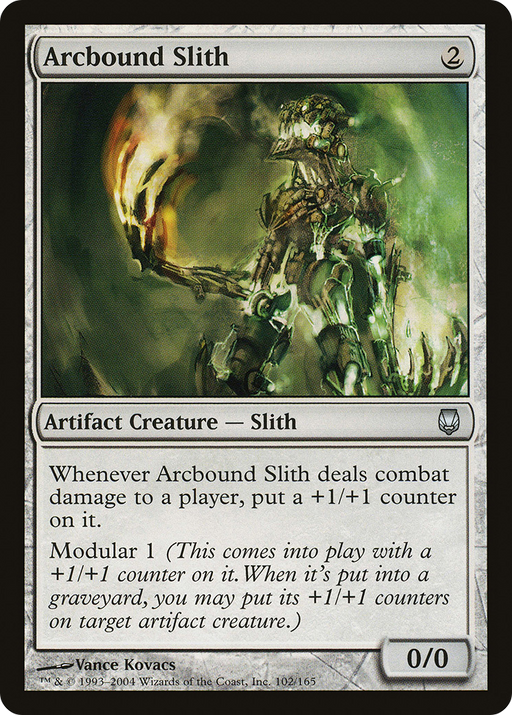 Arcbound Slith (DST-102) [Darksteel] MTG Single Wizards of the Coast
