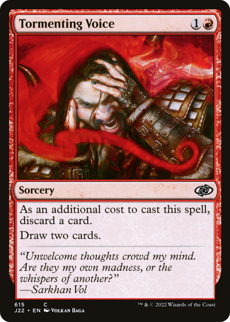 Tormenting Voice (J22-615) [Jumpstart 2022] MTG Single Wizards of the Coast