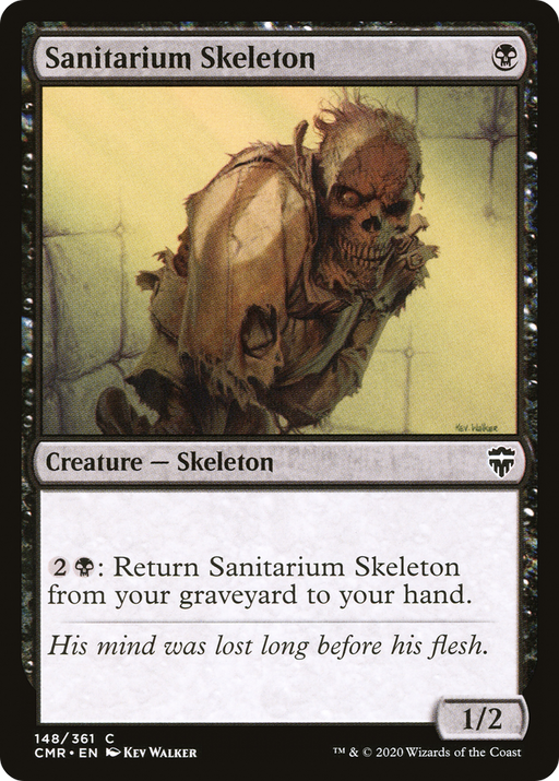 Sanitarium Skeleton (CMR-148) [Commander Legends] MTG Single Wizards of the Coast