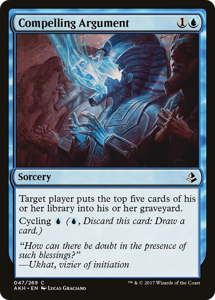 Compelling Argument (AKH-047) [Amonkhet] MTG Single Wizards of the Coast