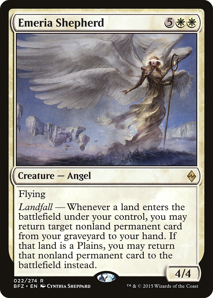 Emeria Shepherd (BFZ-022) [Battle for Zendikar] Foil MTG Single Wizards of the Coast