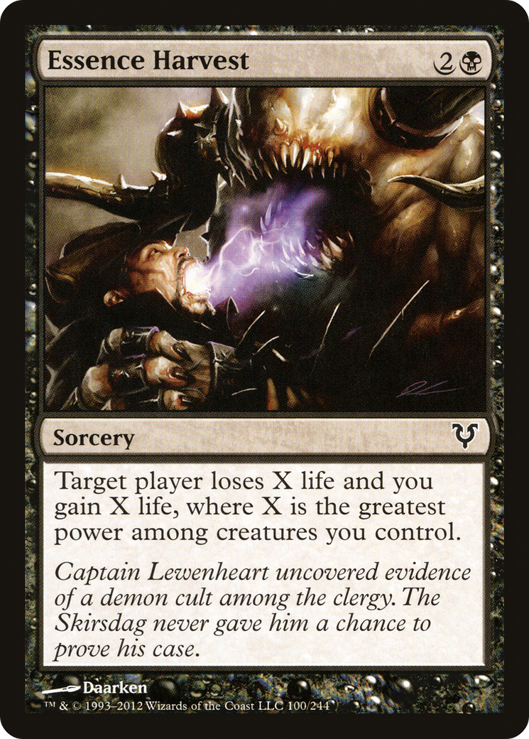 Essence Harvest (AVR-100) [Avacyn Restored] MTG Single Wizards of the Coast