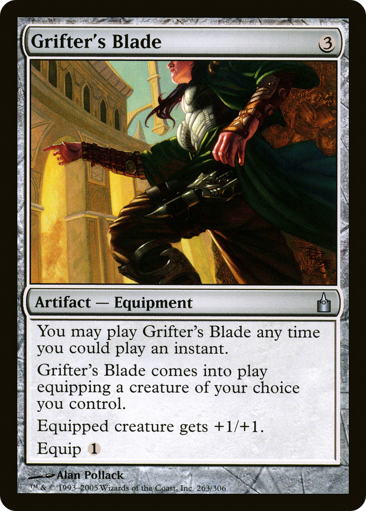 Grifter's Blade (RAV-263) [Ravnica: City of Guilds] Foil MTG Single Wizards of the Coast