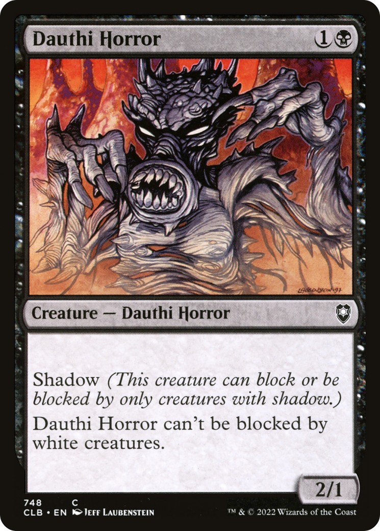 Dauthi Horror (CLB-748) [Commander Legends: Battle for Baldur's Gate] MTG Single Wizards of the Coast
