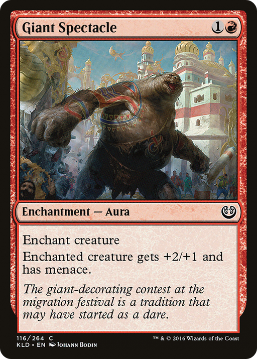 Giant Spectacle (KLD-116) [Kaladesh] Foil MTG Single Wizards of the Coast