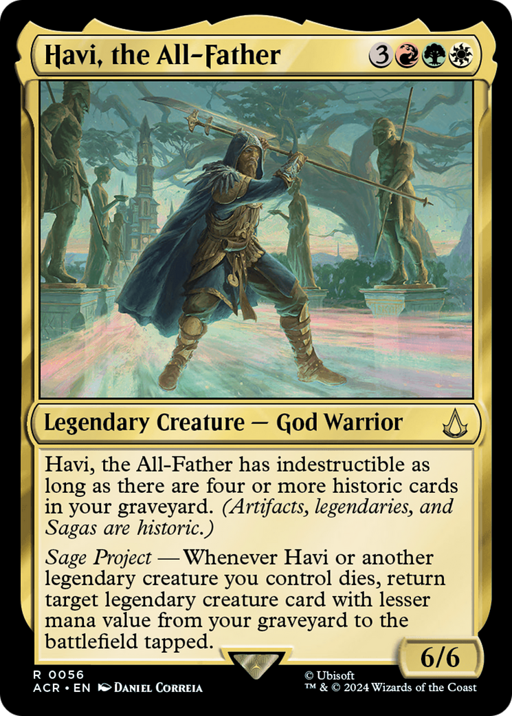 Havi, the All-Father (ACR-056) [Assassin's Creed] Foil MTG Single Wizards of the Coast