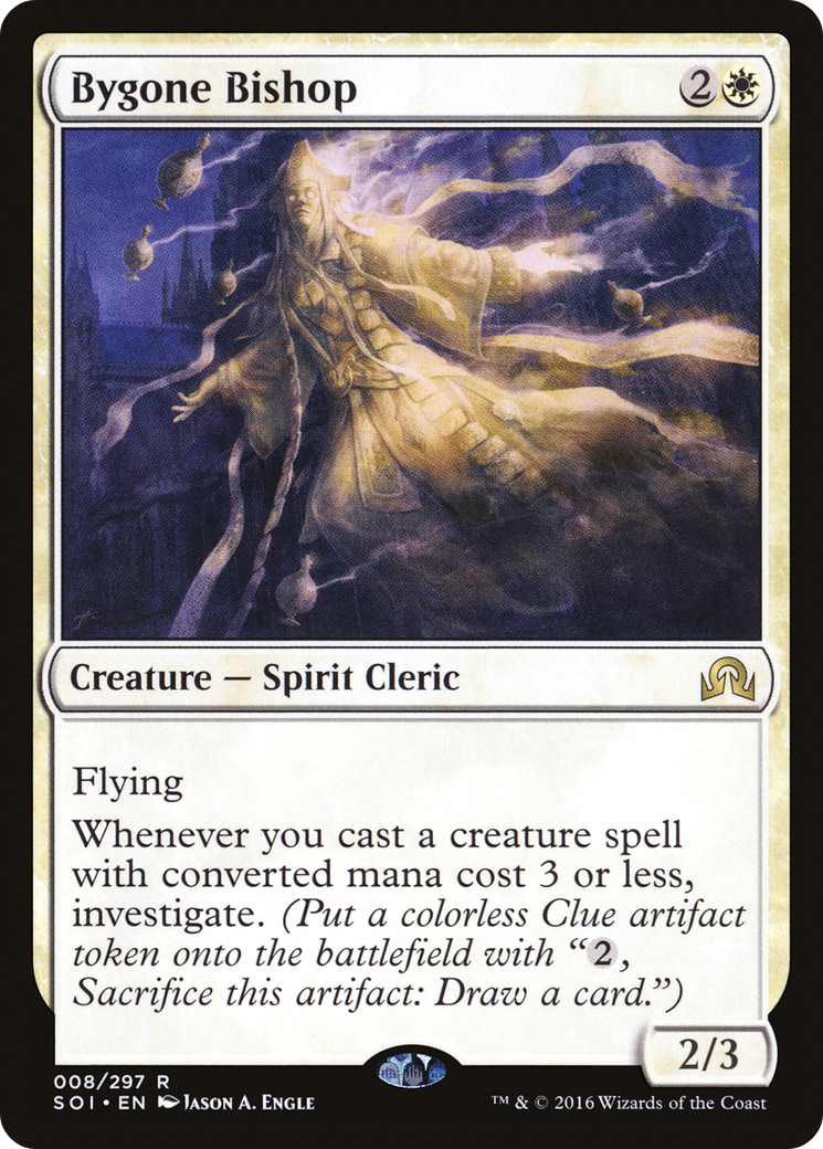 Bygone Bishop (SOI-008) [Shadows over Innistrad] MTG Single Wizards of the Coast