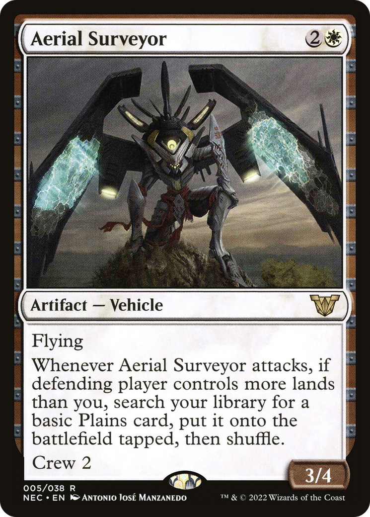 Aerial Surveyor (NEC-005) [Neon Dynasty Commander] MTG Single Wizards of the Coast