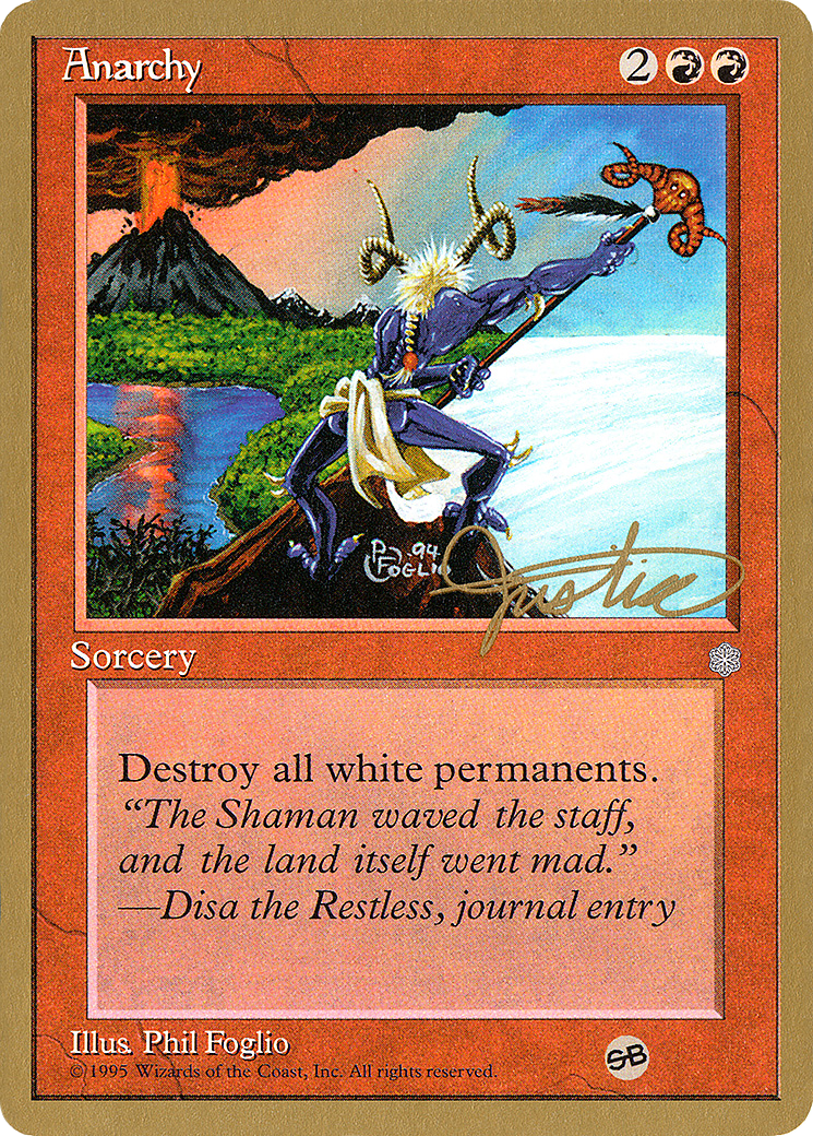 Anarchy (WCD-MJ49SB) [Misc] Pro Tour Collector Set MTG Single Wizards of the Coast
