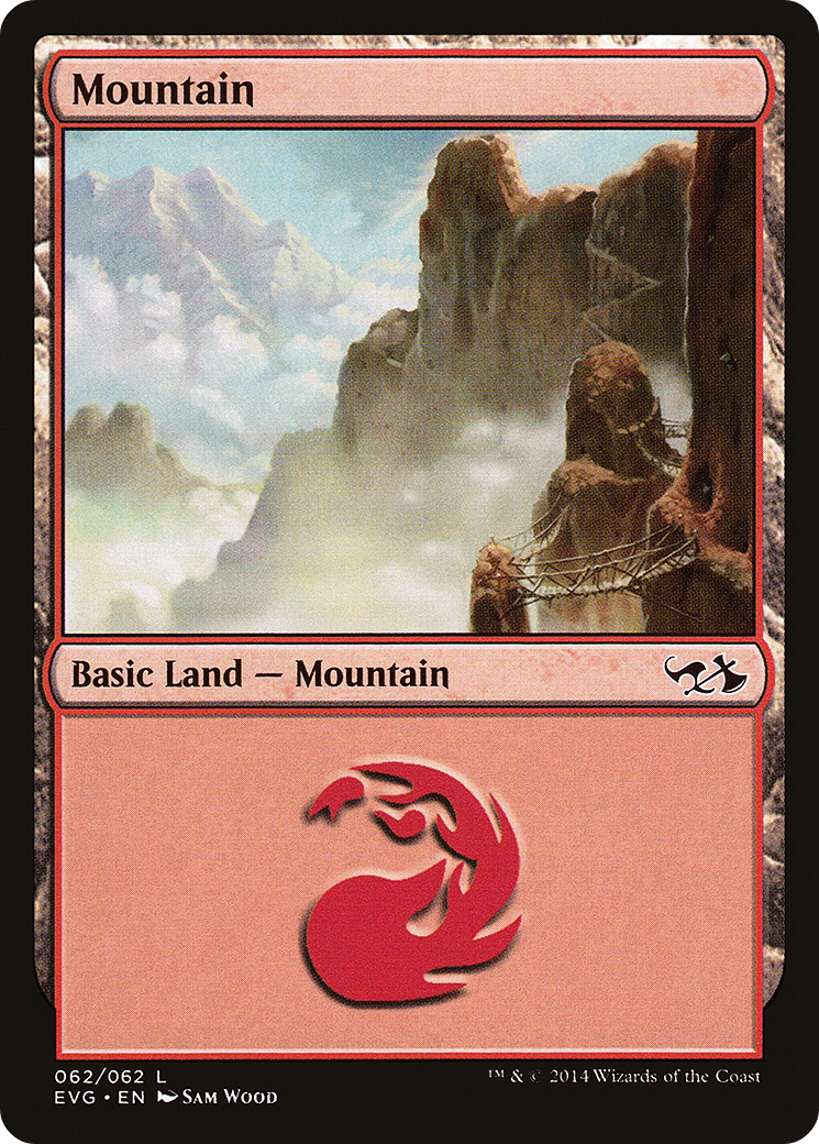 Mountain (DD3-062) [Misc] Duel Decks Anthology: Elves vs. Goblins MTG Single Wizards of the Coast