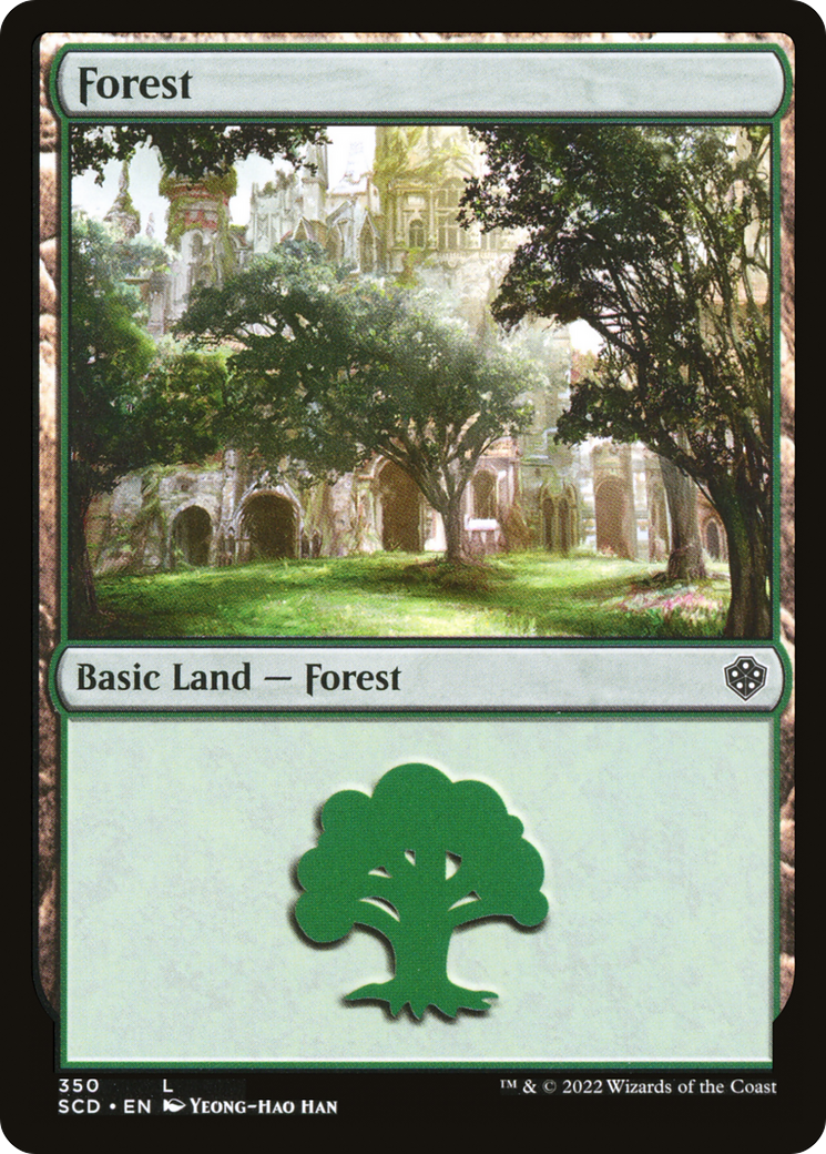 Forest (350) (SCD-350) [Starter Commander Decks] MTG Single Wizards of the Coast