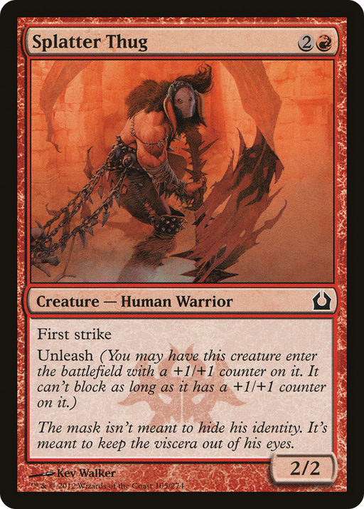 Splatter Thug (RTR-105) [Return to Ravnica] Foil MTG Single Wizards of the Coast