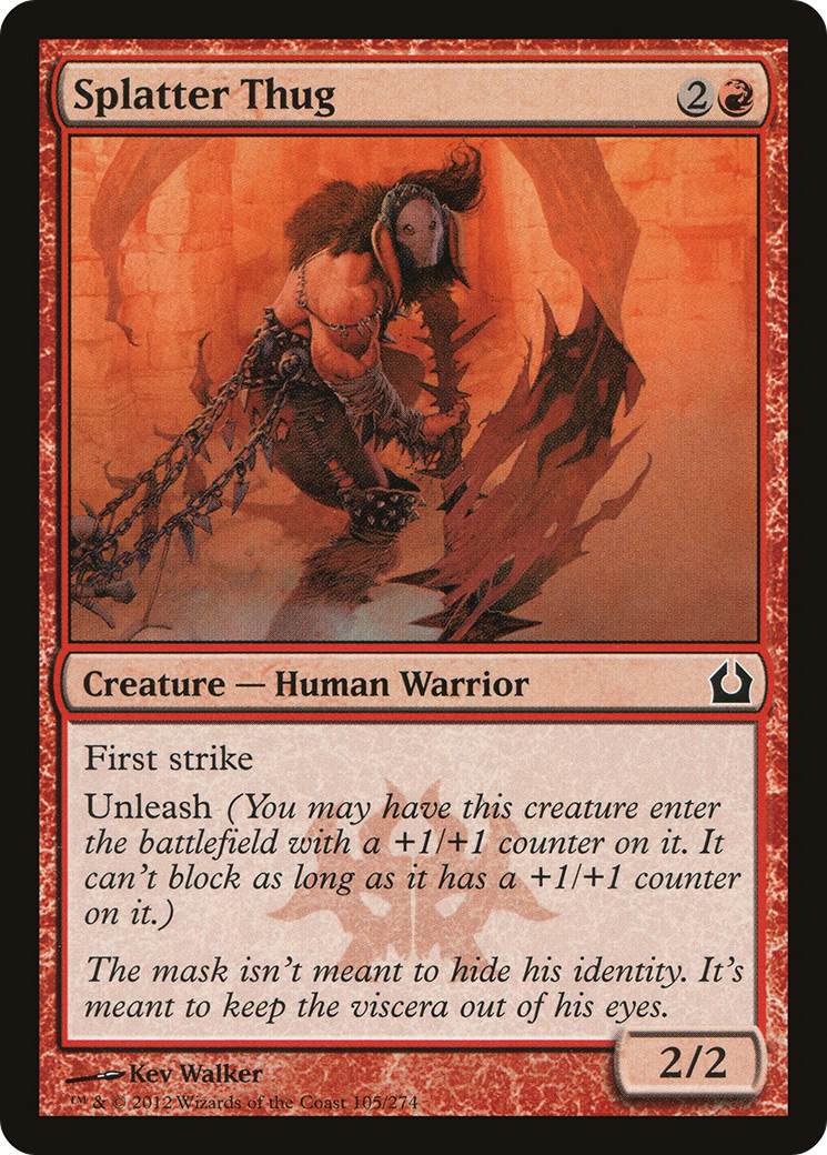 Splatter Thug (RTR-105) [Return to Ravnica] MTG Single Wizards of the Coast