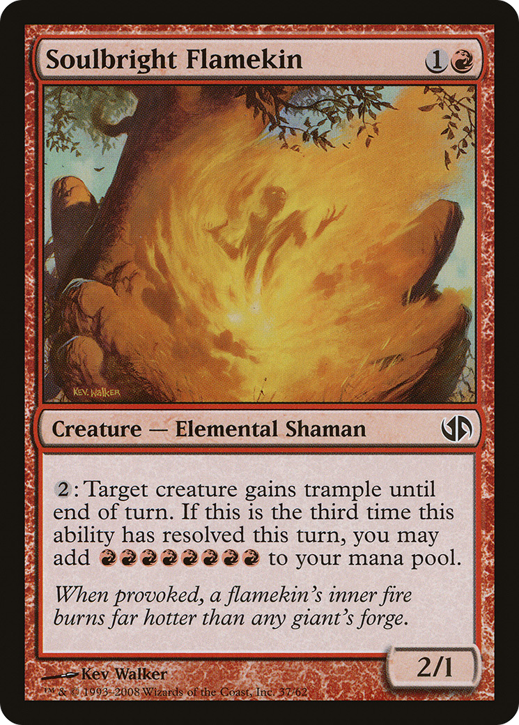 Soulbright Flamekin (DD2-037) [Misc] Duel Decks: Jace vs. Chandra MTG Single Wizards of the Coast