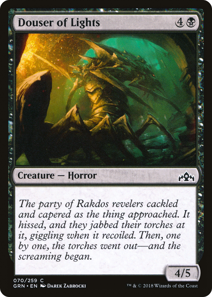Douser of Lights (GRN-070) [Guilds of Ravnica] Foil MTG Single Wizards of the Coast