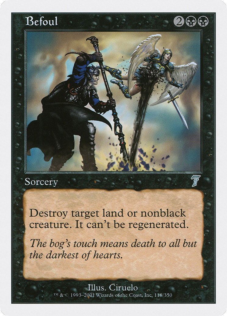 Befoul (7ED-118) [7th Edition] MTG Single Wizards of the Coast