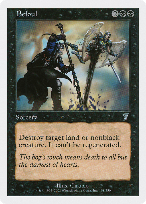 Befoul (7ED-118) [7th Edition] Foil MTG Single Wizards of the Coast