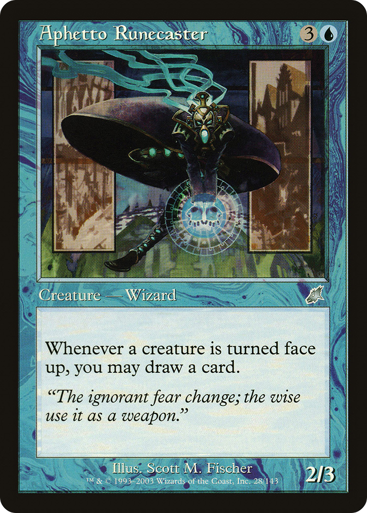 Aphetto Runecaster (SCG-028) [Scourge] MTG Single Wizards of the Coast