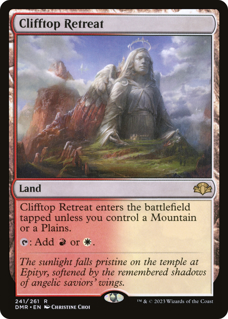 Clifftop Retreat (DMR-241) [Dominaria Remastered] MTG Single Wizards of the Coast