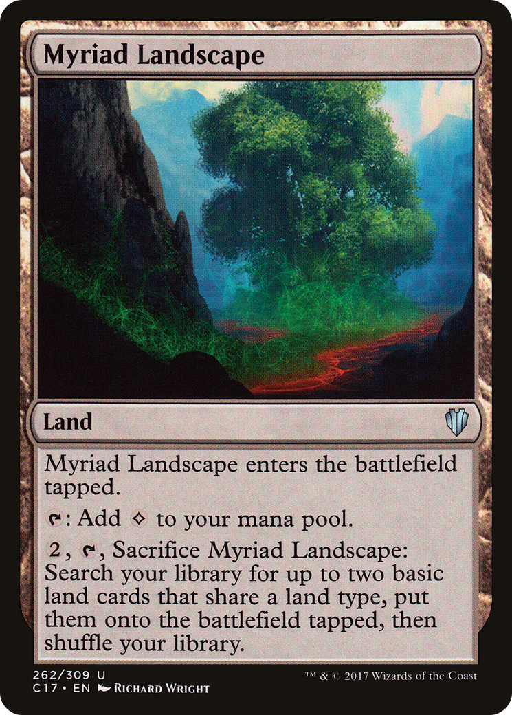 Myriad Landscape (C17-262) [Commander 2017] MTG Single Wizards of the Coast
