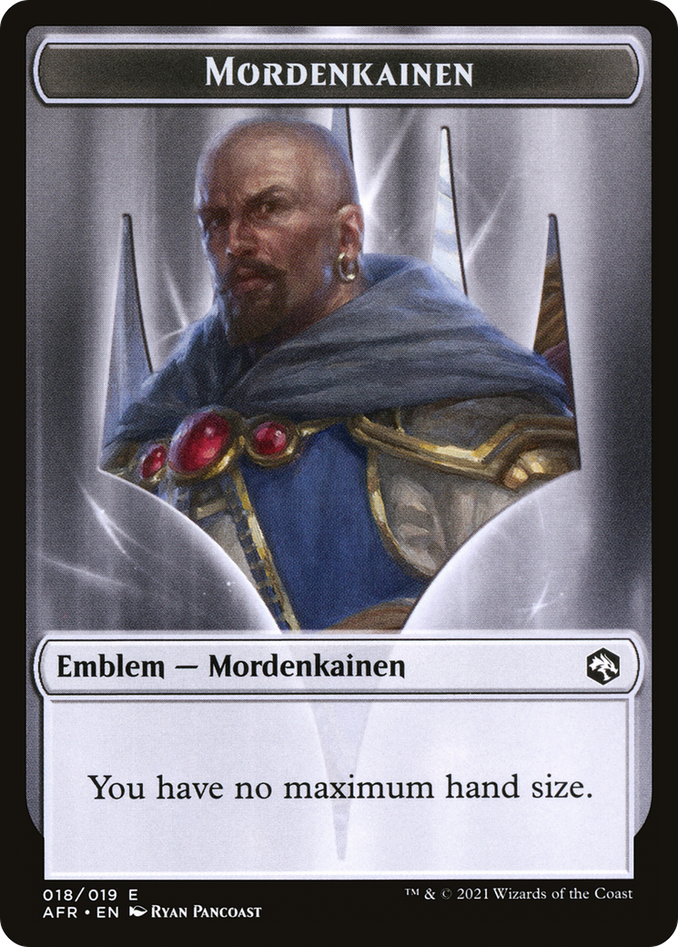 Mordenkainen Emblem (TAFR-018) [Tokens] Adventures in the Forgotten Realms Tokens Foil MTG Single Wizards of the Coast