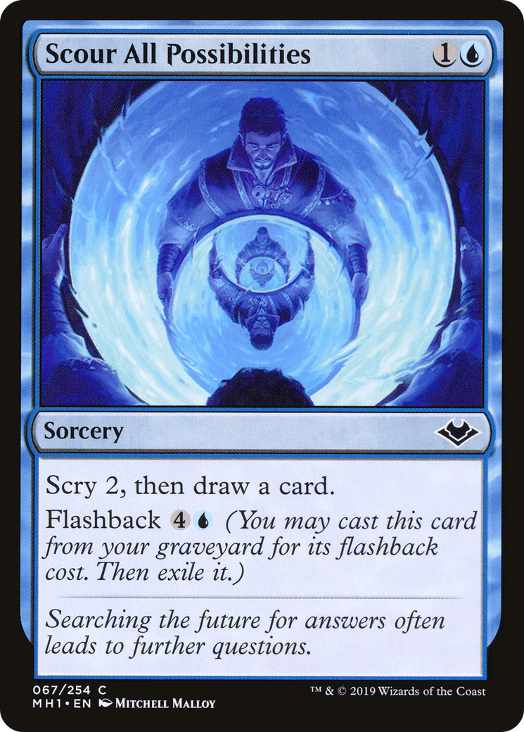 Scour All Possibilities (MH1-067) [Modern Horizons] MTG Single Modern Horizons