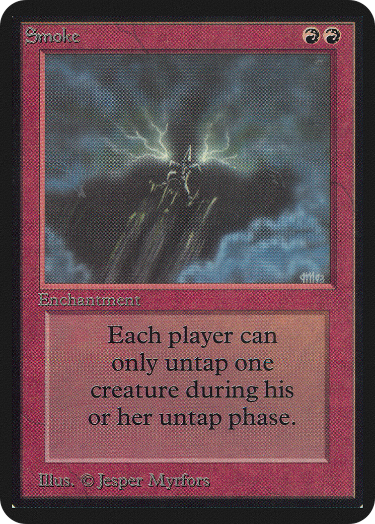 Smoke (LEA-175) [Oldschool] Limited Edition Alpha MTG Single Wizards of the Coast