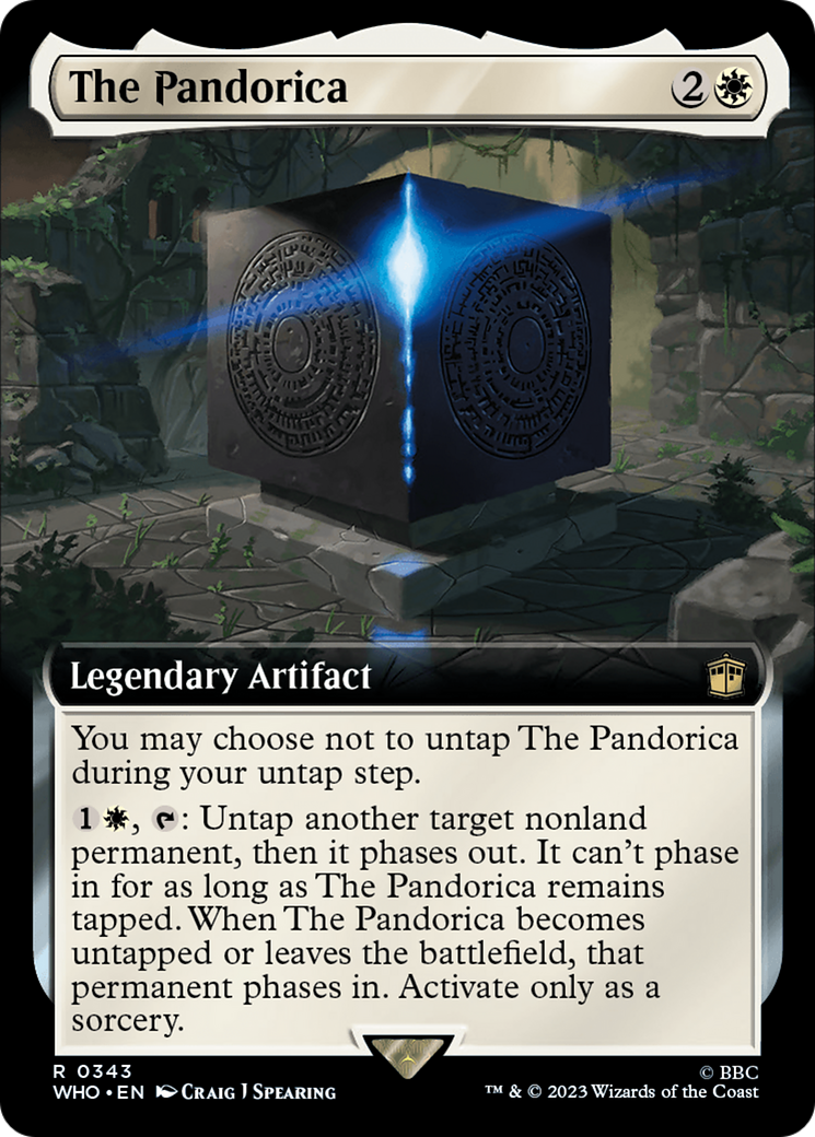 The Pandorica (WHO-343) [Doctor Who] (Extended Art) Foil MTG Single Wizards of the Coast
