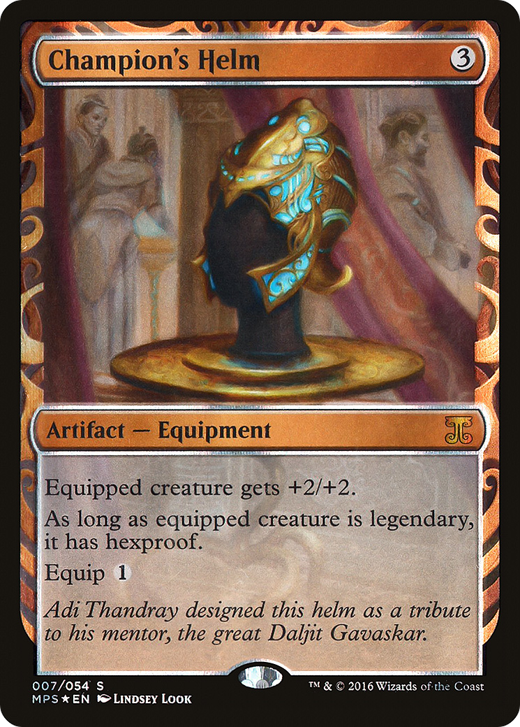 Champion's Helm (MPS-007) [Kaladesh Inventions] Foil MTG Single Wizards of the Coast